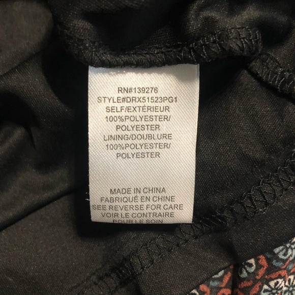 Daniel Rainn Pattern Split Maxi Dress - Picture 11 of 11